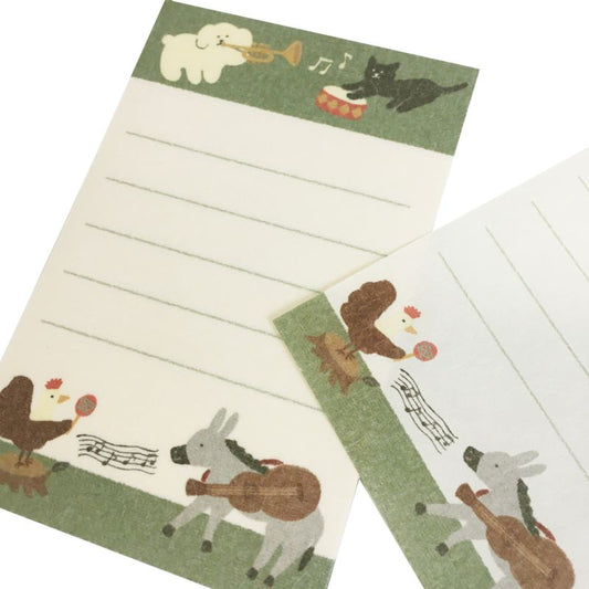 Furukawa Paper / Limited Edition Mini Letter Set - Forest Music Band