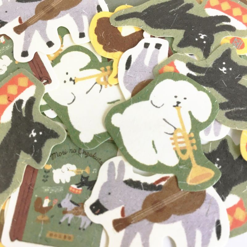 Flake Stickers - Forest Music Band