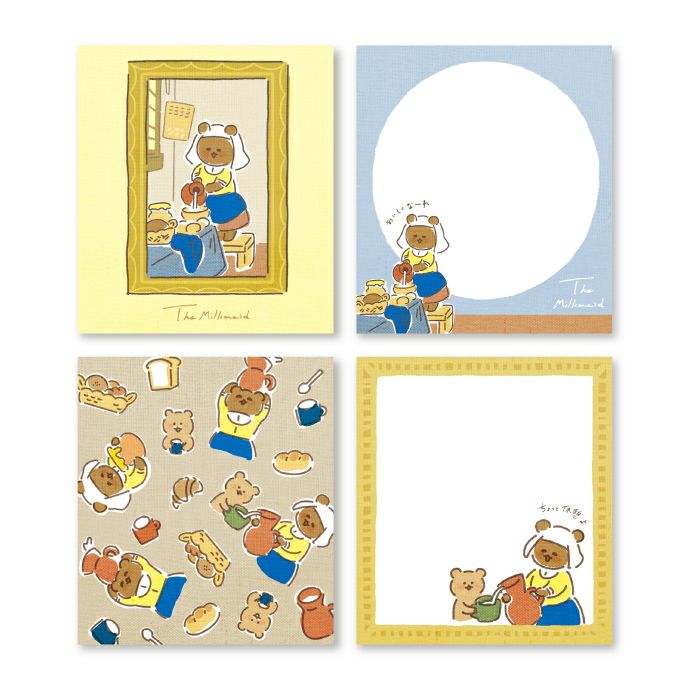 Limited Edition Memo Pad - The Milkmaid Bear