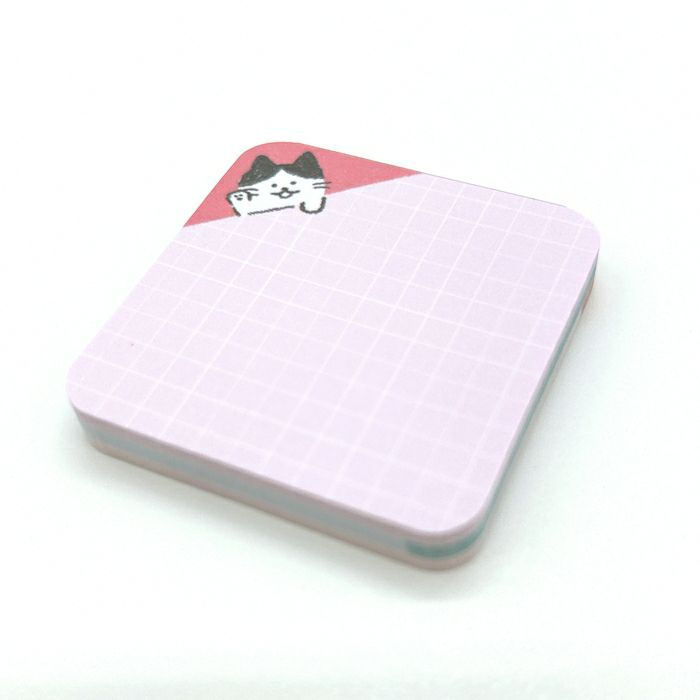 Furukawa Paper / Message Sticky Notes - Peeking Cat