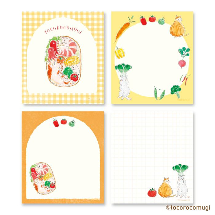 Tocorocomugi / Limited Edition / Memo Pad - Picnic