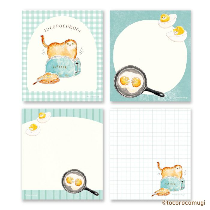 Tocorocomugi / Limited Edition / Memo Pad - Good Morning