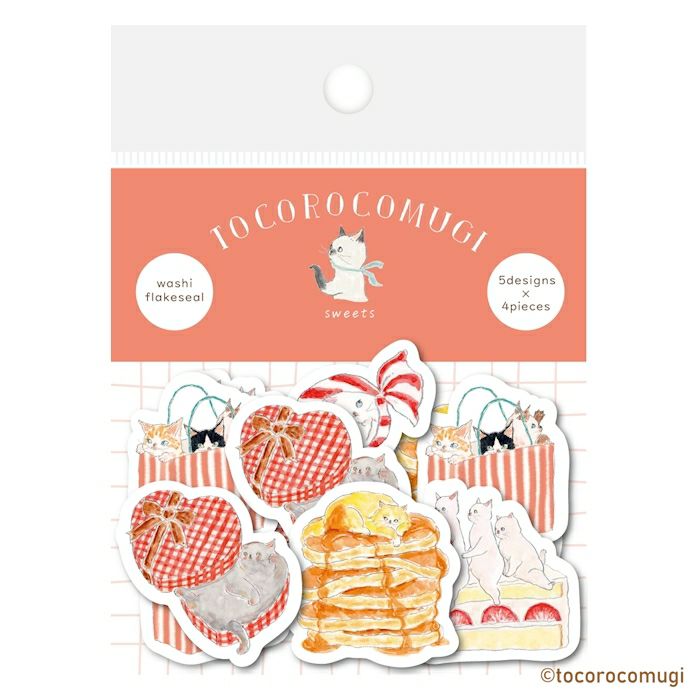 Tocorocomugi / Limited Edition / Flake Stickers - Sweets