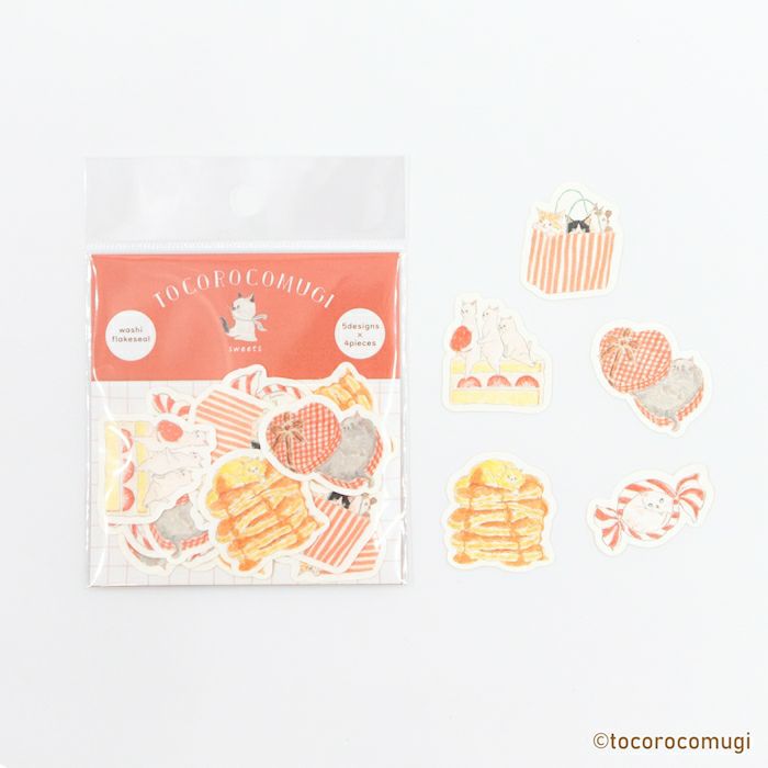 Tocorocomugi / Limited Edition / Flake Stickers - Sweets