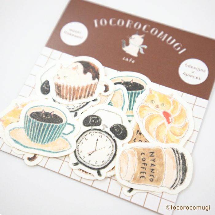 Tocorocomugi / Limited Edition / Flake Stickers - Cafe