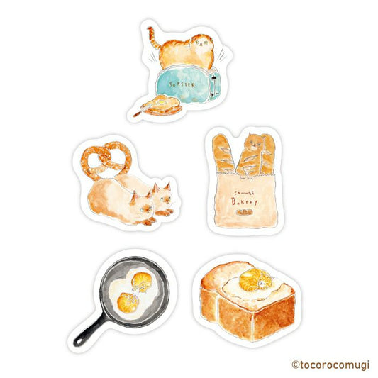 Tocorocomugi / Limited Edition / Flake Stickers - Good Morning