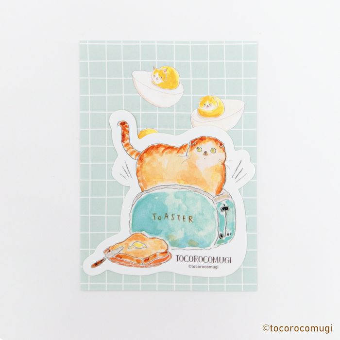 Tocorocomugi / Limited Edition / Vinyl Sticker - Good Morning