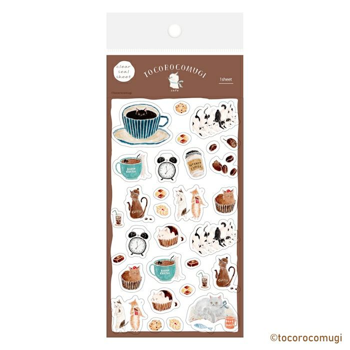 Tocorocomugi / Limited Edition / Planner Stickers - Cafe