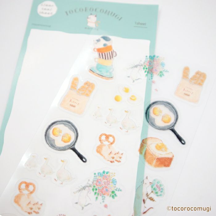 Tocorocomugi / Limited Edition / Planner Stickers - Good Morning