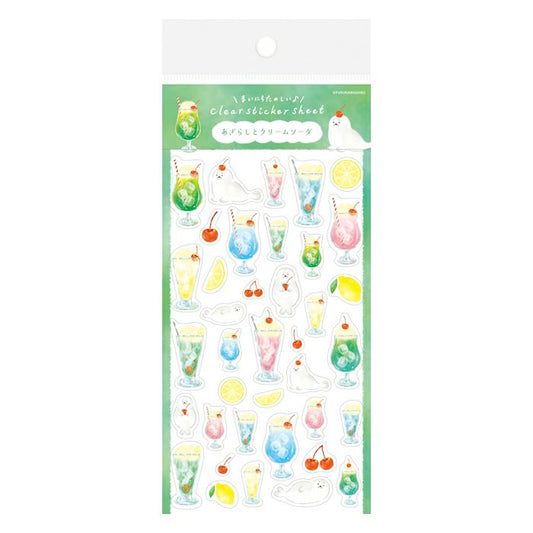 Summer Limited / Furukawa paper / Planner Stickers - Seal Cream Soda