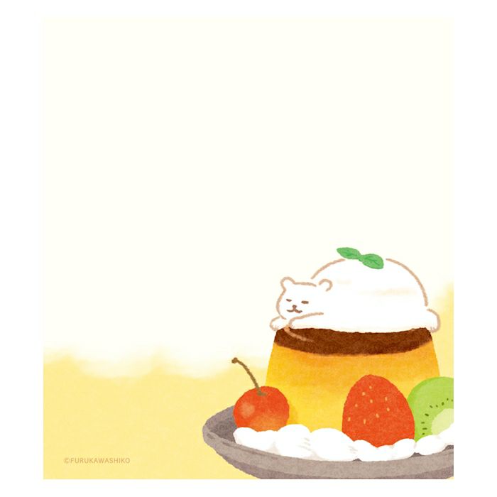 Furukawa Paper / Okashina Memo Pad - Polar Bear