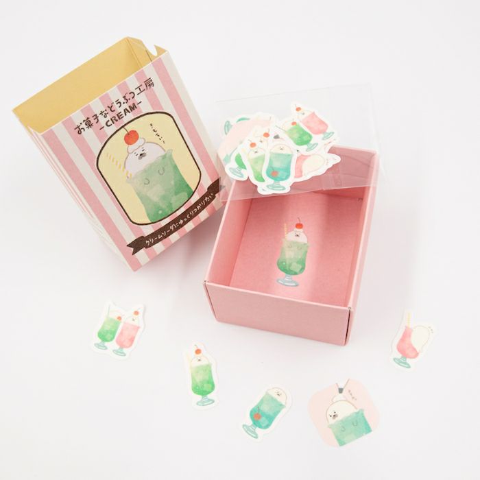 Furukawa Paper / Flake Stickers in Paper Box - Seal