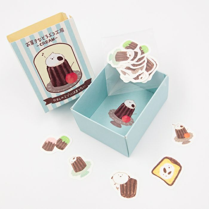 Furukawa Paper / Flake Stickers in Paper Box - Bird