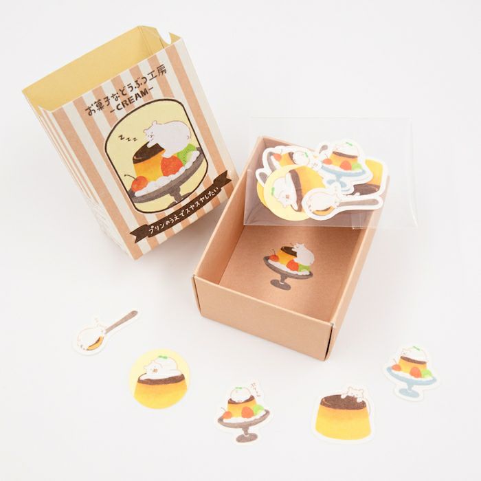 Furukawa Paper / Flake Stickers in Paper Box - Bear