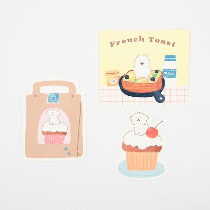Furukawa Paper / Vinyl Sticker - Dog (Set of 3 Stickers)