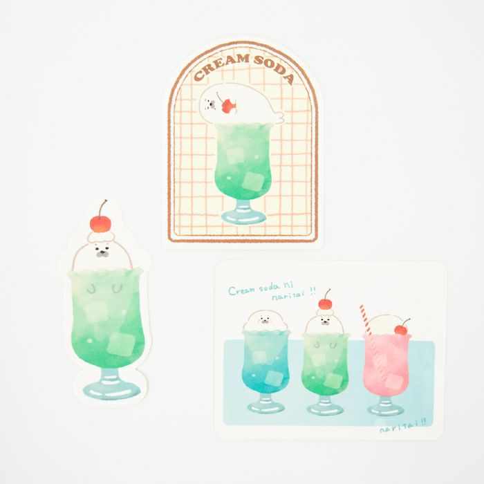 Furukawa Paper / Vinyl Sticker - Seal (Set of 3 Stickers)