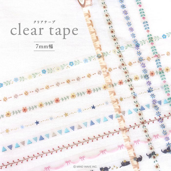 Mind Wave / Shiny Slim Clear Tape - Shiny Stars