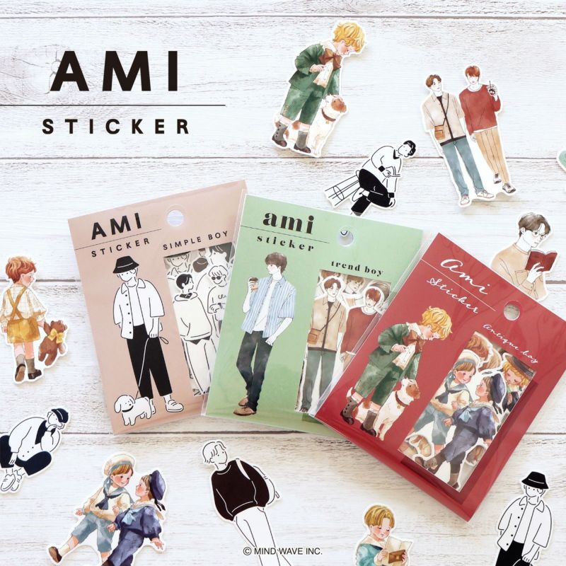 Mind Wave / Ami Flake Stickers - Boys