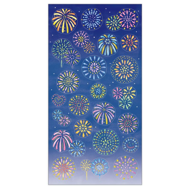Summer Limited / Mind Wave / Puffy Stickers - Fire Works