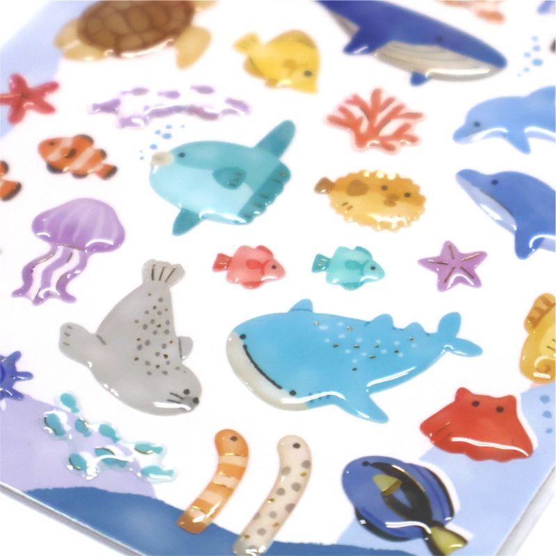 Summer Limited / Mind Wave / Puffy Stickers - Aquarium