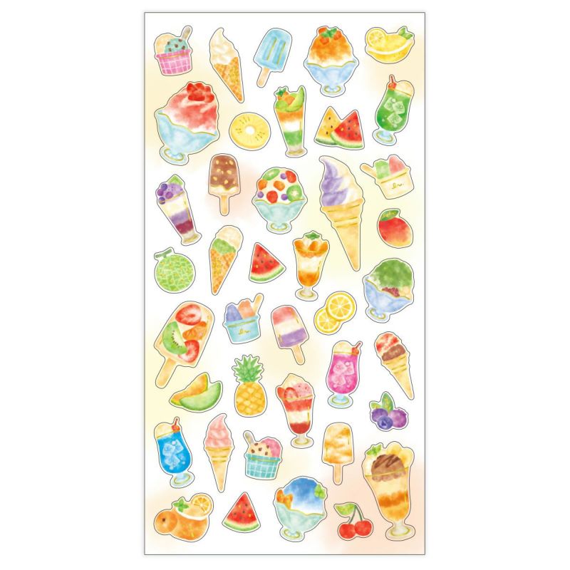 Summer Limited / Mind Wave / Puffy Stickers - Summer Sweets