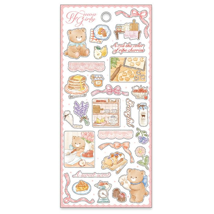 Mind Wave / Animal Stickers - Bear's Cooking Time