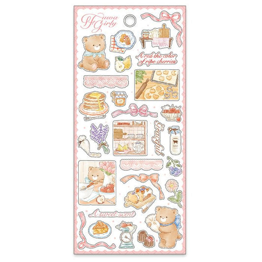 Mind Wave / Animal Stickers - Bear's Cooking Time