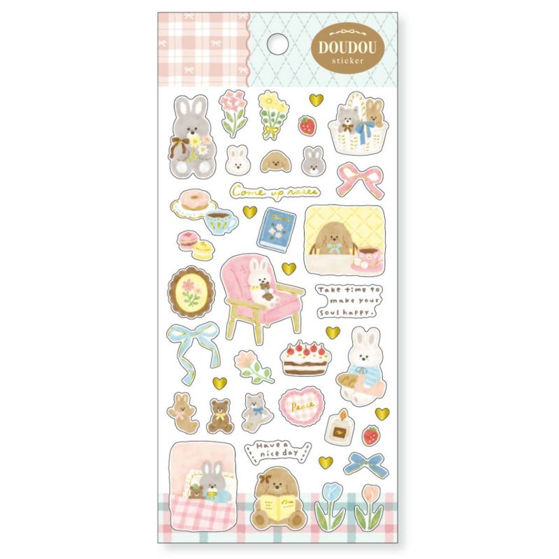 Mind Wave / Animal Stickers - Bunny's Cozy Home