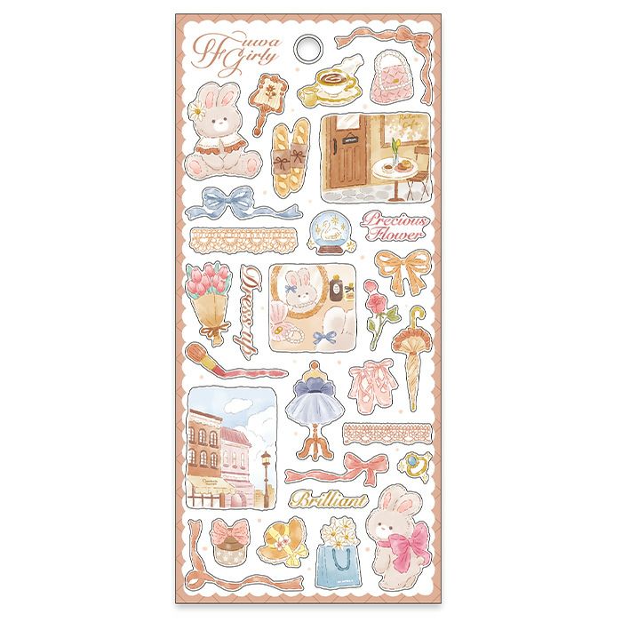 Mind Wave / Animal Stickers - Bunny's Shopping Day