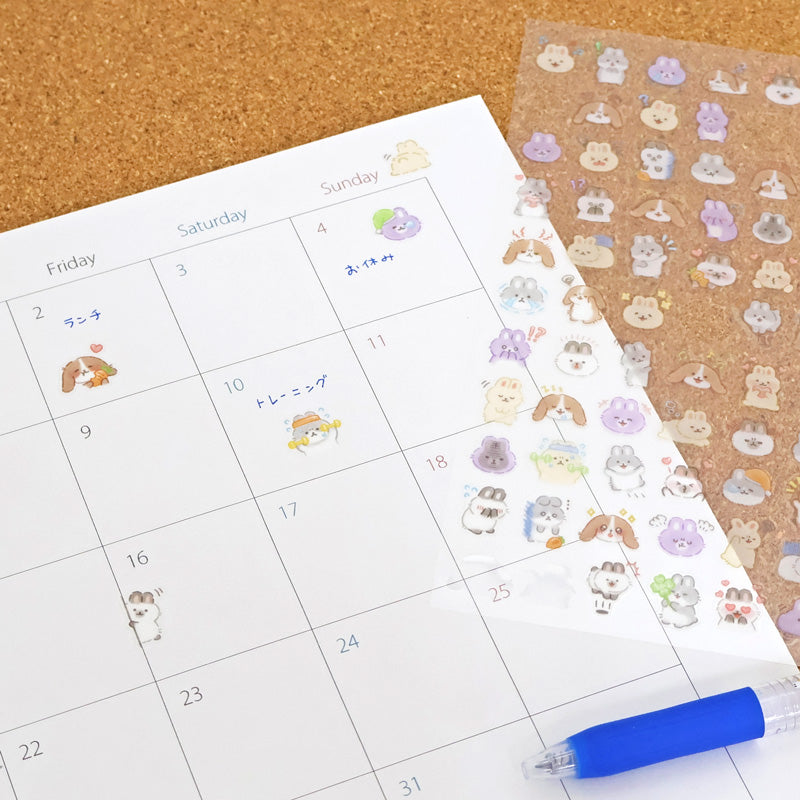 Mind Wave / Planner Stickers - Petit Bunny