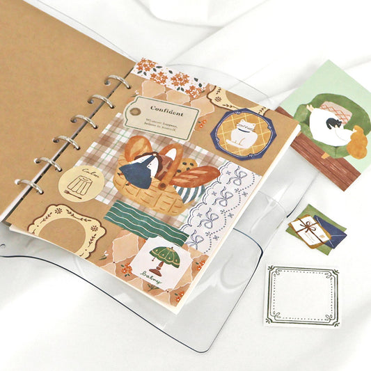 Mind Wave / Yori Dori Flake Stickers - Bread