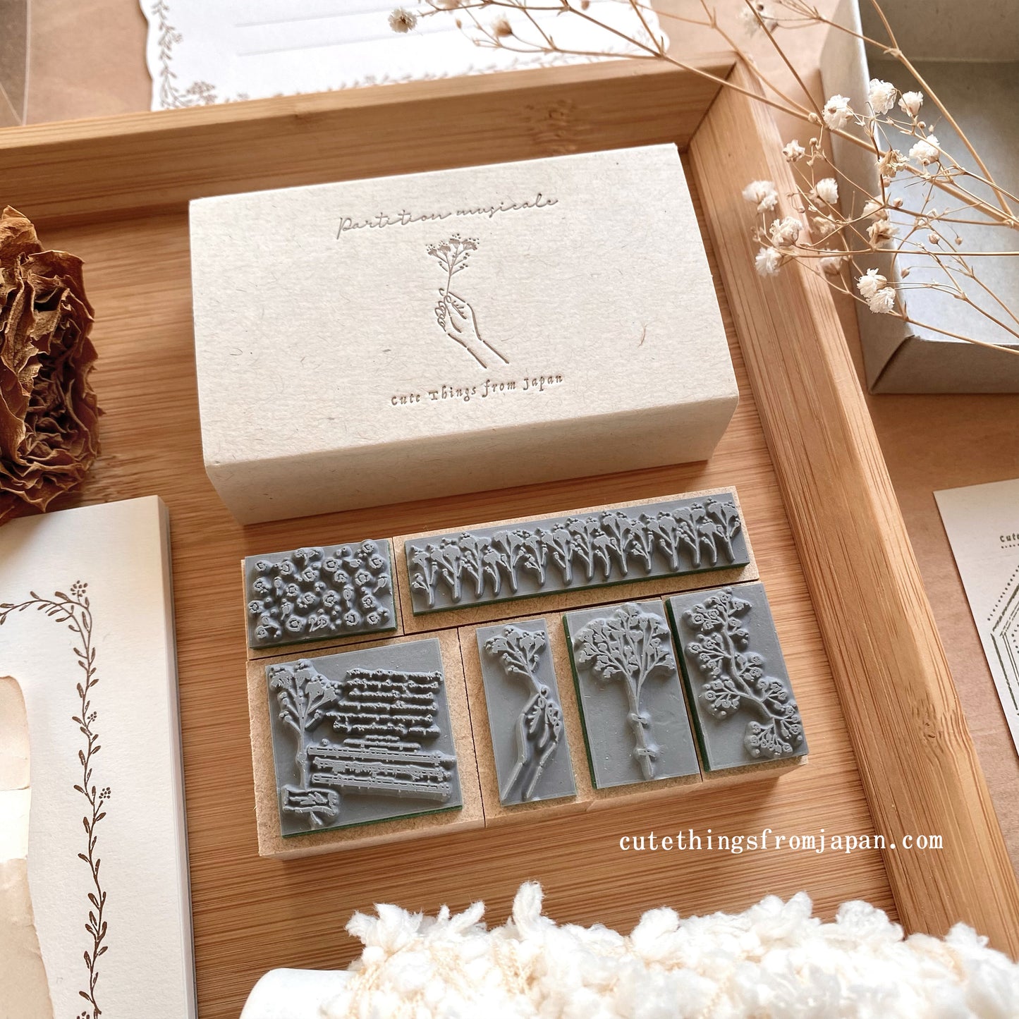 CTFJ x Oeda Letterpress Rubber Stamp Set - Music