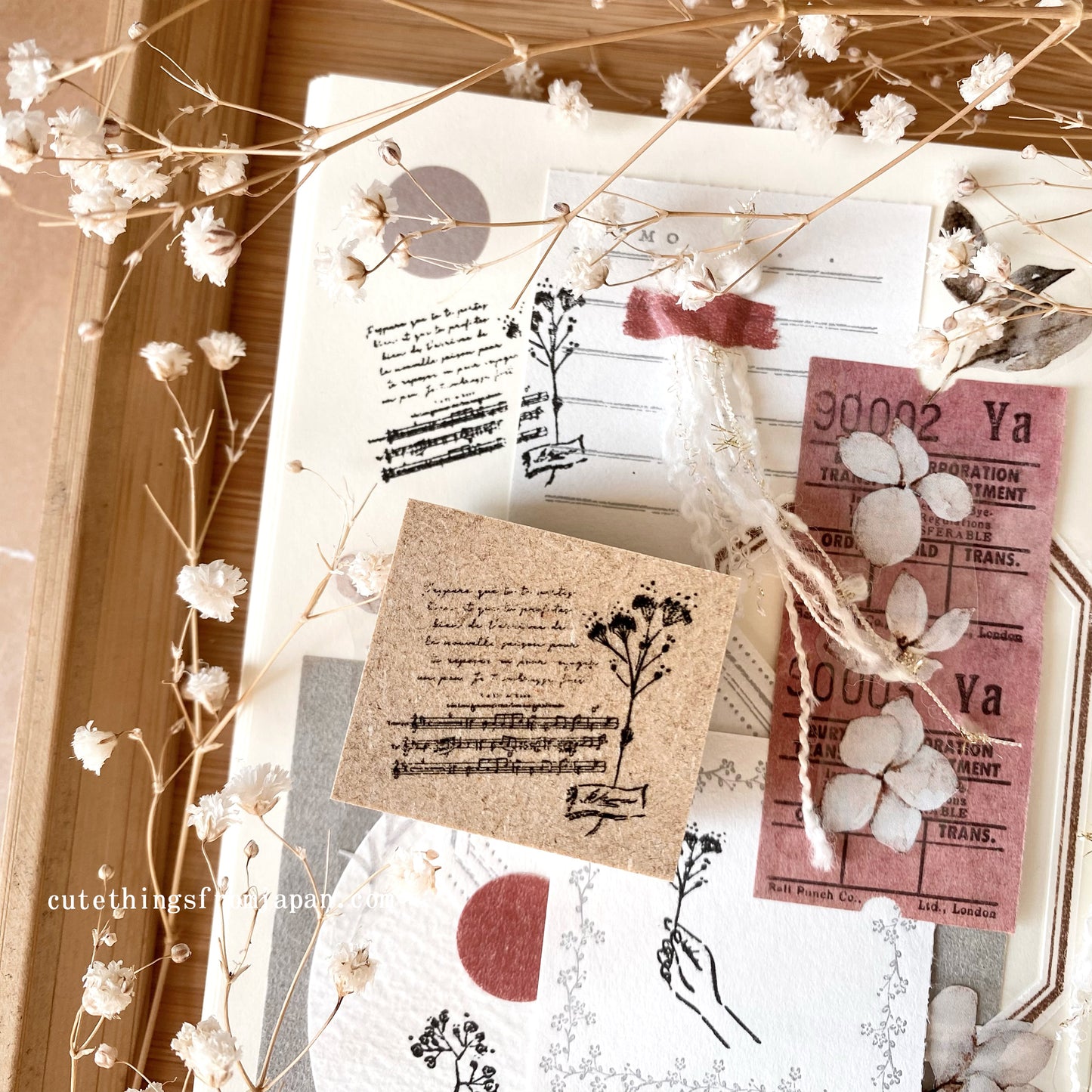 CTFJ x Oeda Letterpress Rubber Stamp Set - Music