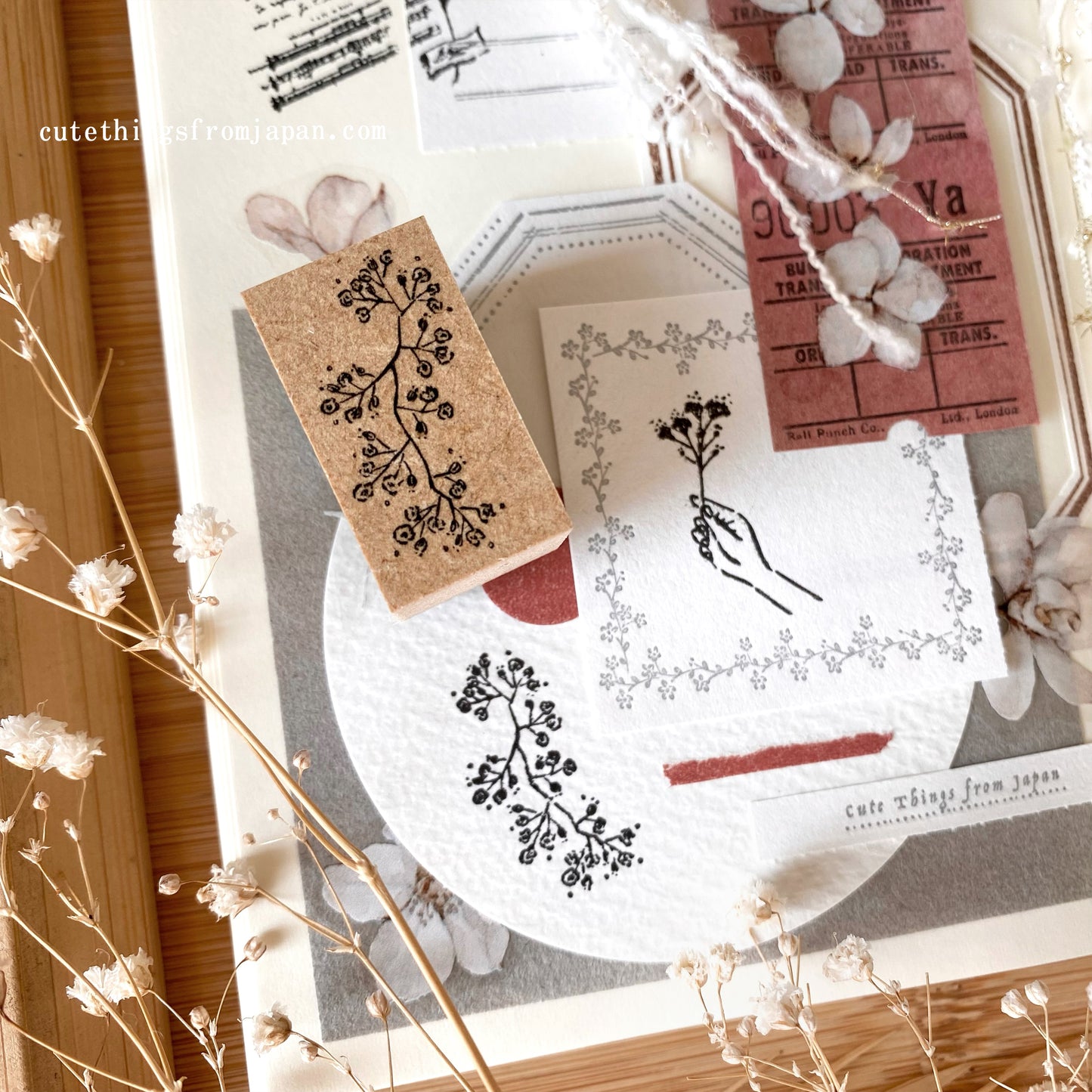 CTFJ x Oeda Letterpress Rubber Stamp Set - Music