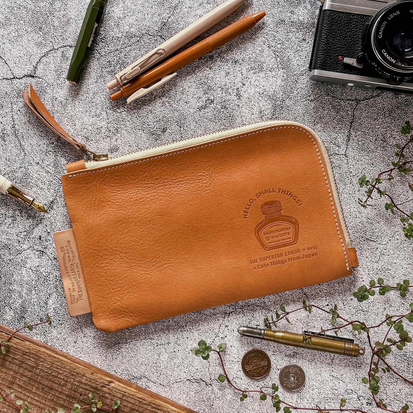 TSL x eric x CTFJ / Utility Leather Pouch
