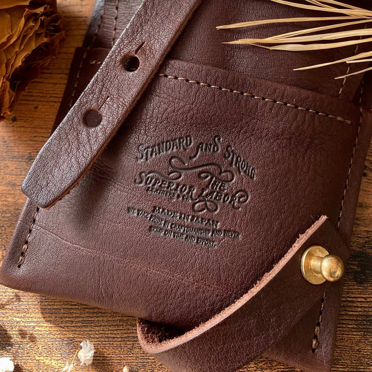 The Superior Labor Leather Tool Holder - Dark Brown