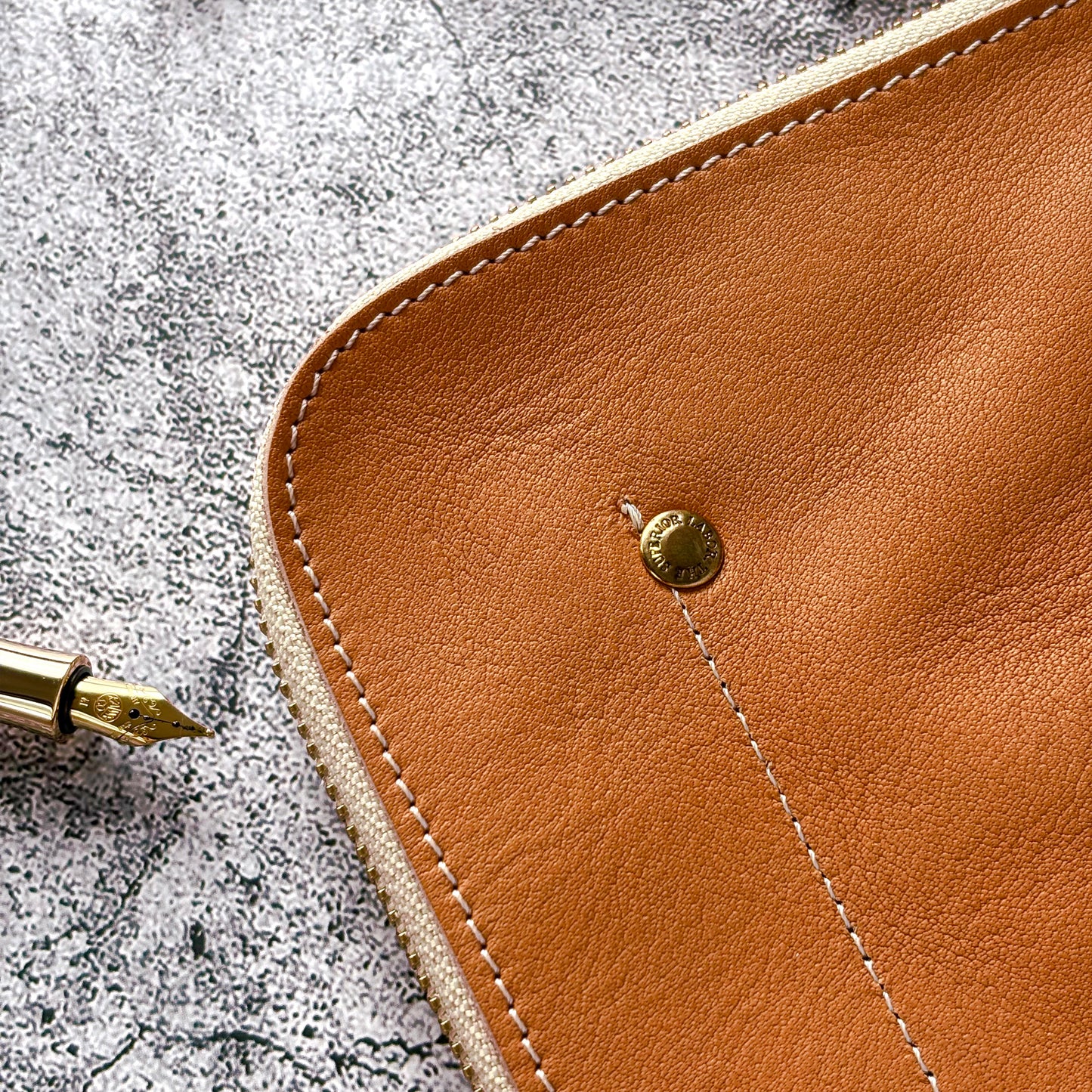 Hello, Harajuku! Limited Edition / TSL x eric x CTFJ / Utility Leather Pouch with Patch