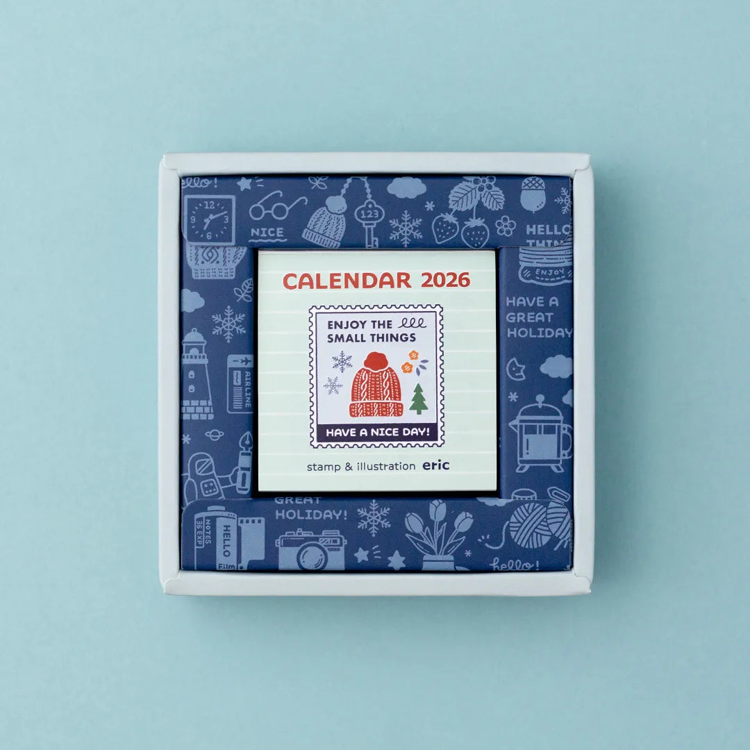 eric / 2026 Color Mini Square Calendar - One-day-a-page
