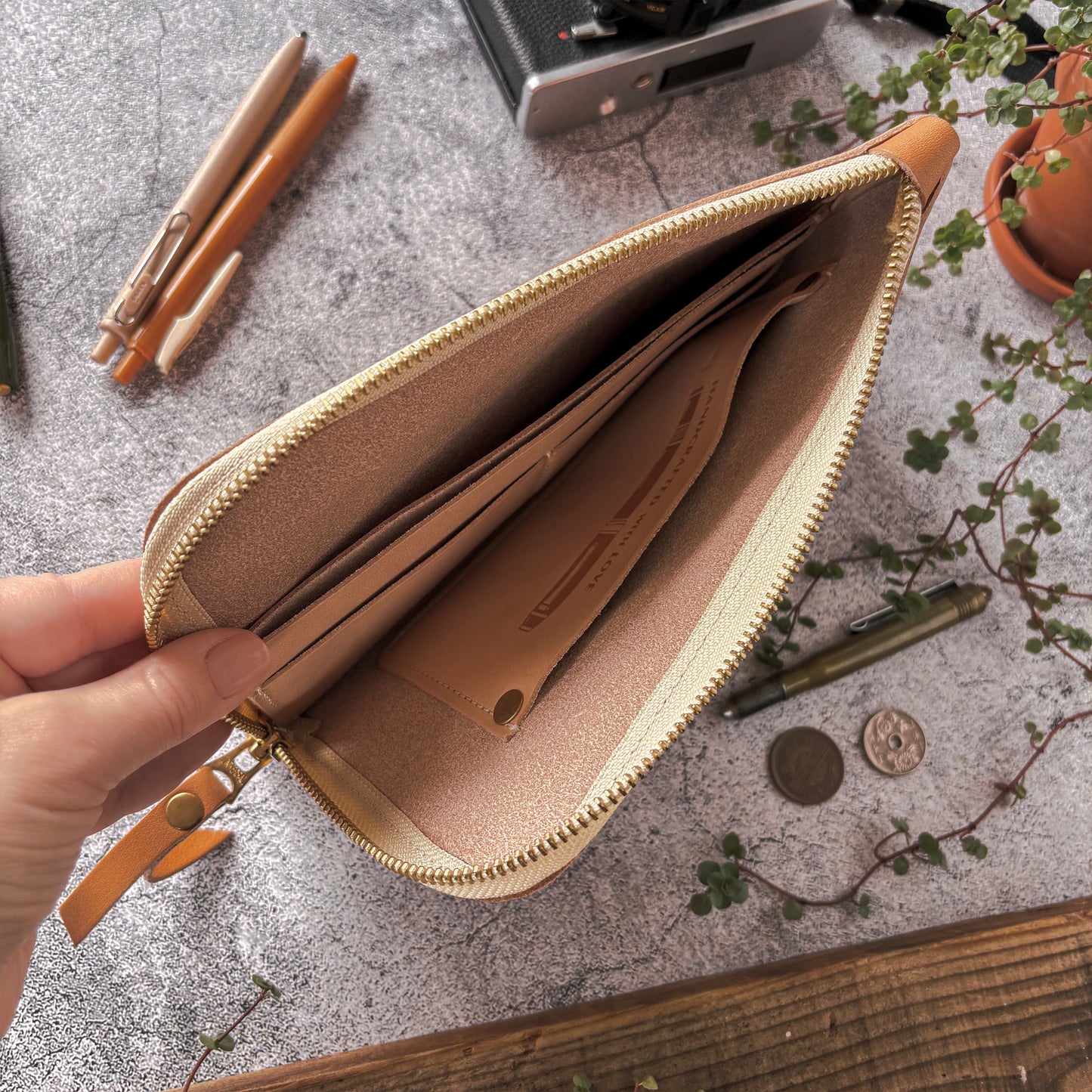 TSL x eric x CTFJ / Utility Leather Pouch