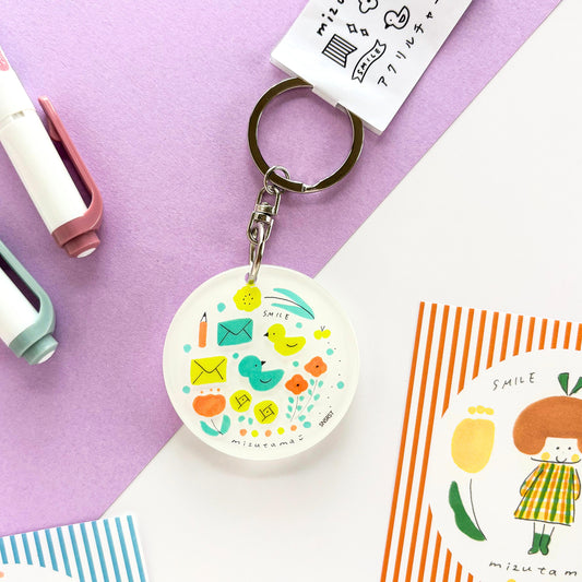 mizutama / Limited Edition / Acrylic Keychain - bird