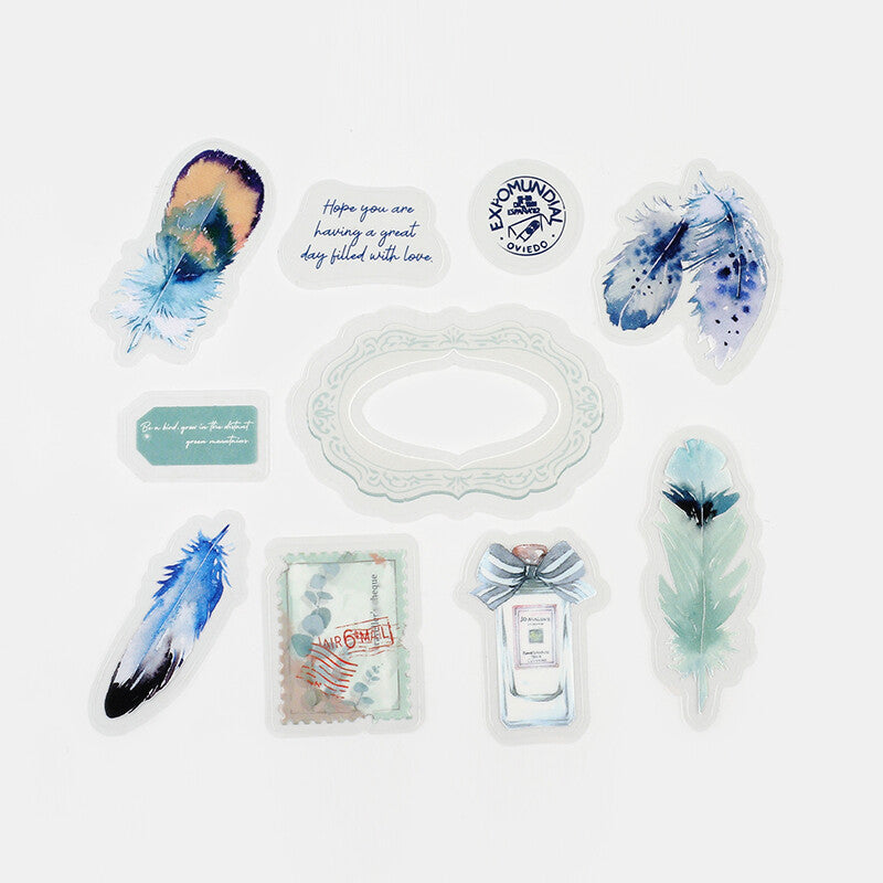 Museum Flake Stickers - Feather