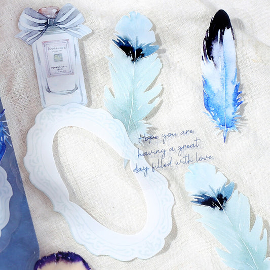 Museum Flake Stickers - Feather