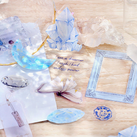 Museum Flake Stickers -Crystal