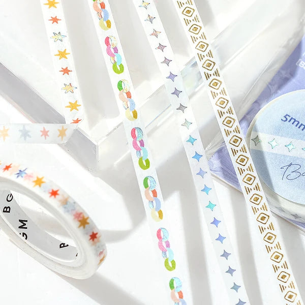 Slim Washi Tape - Mistery Pattern