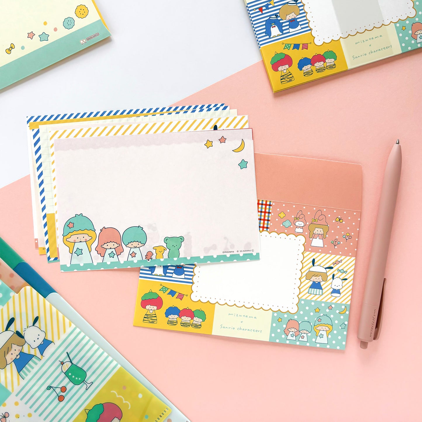 Limited Edition Mini Letter Set - mizutama x Sanrio All Stars