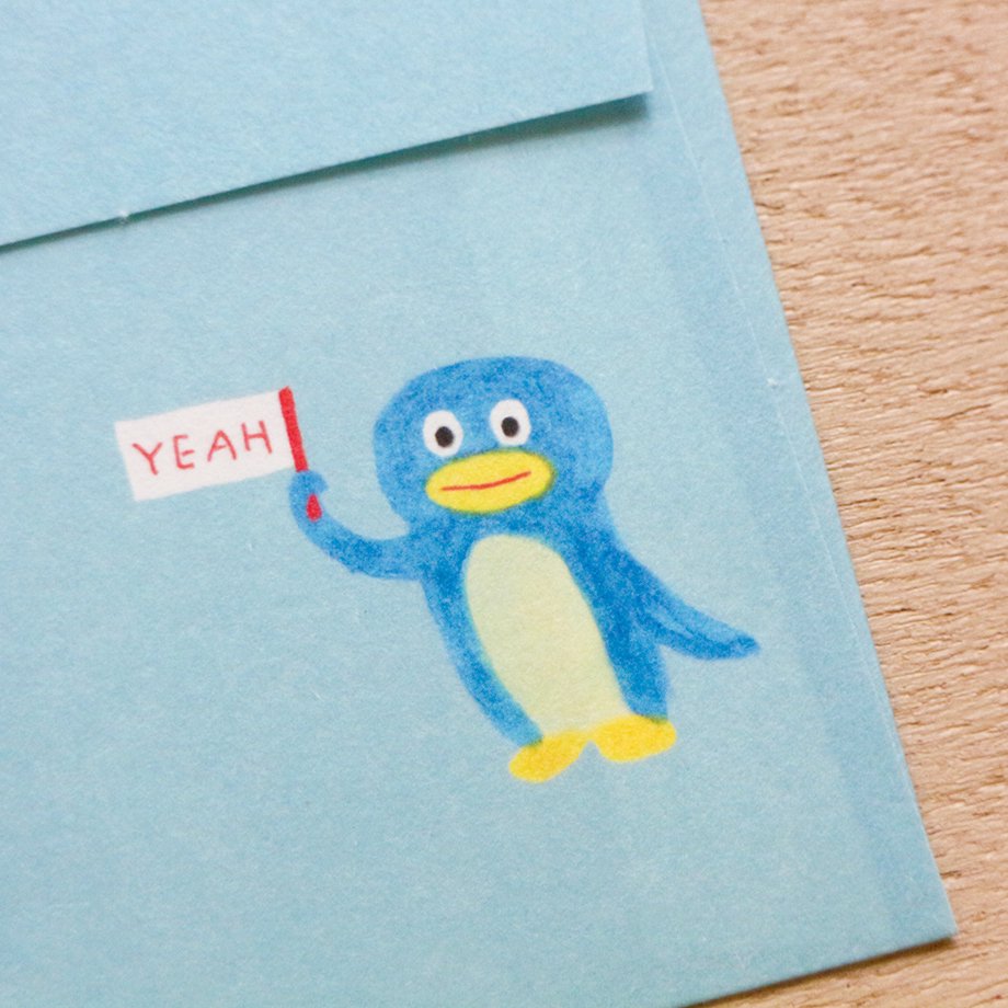 Reiko Tada / Letter Set - Lemon, Line, and Penguins