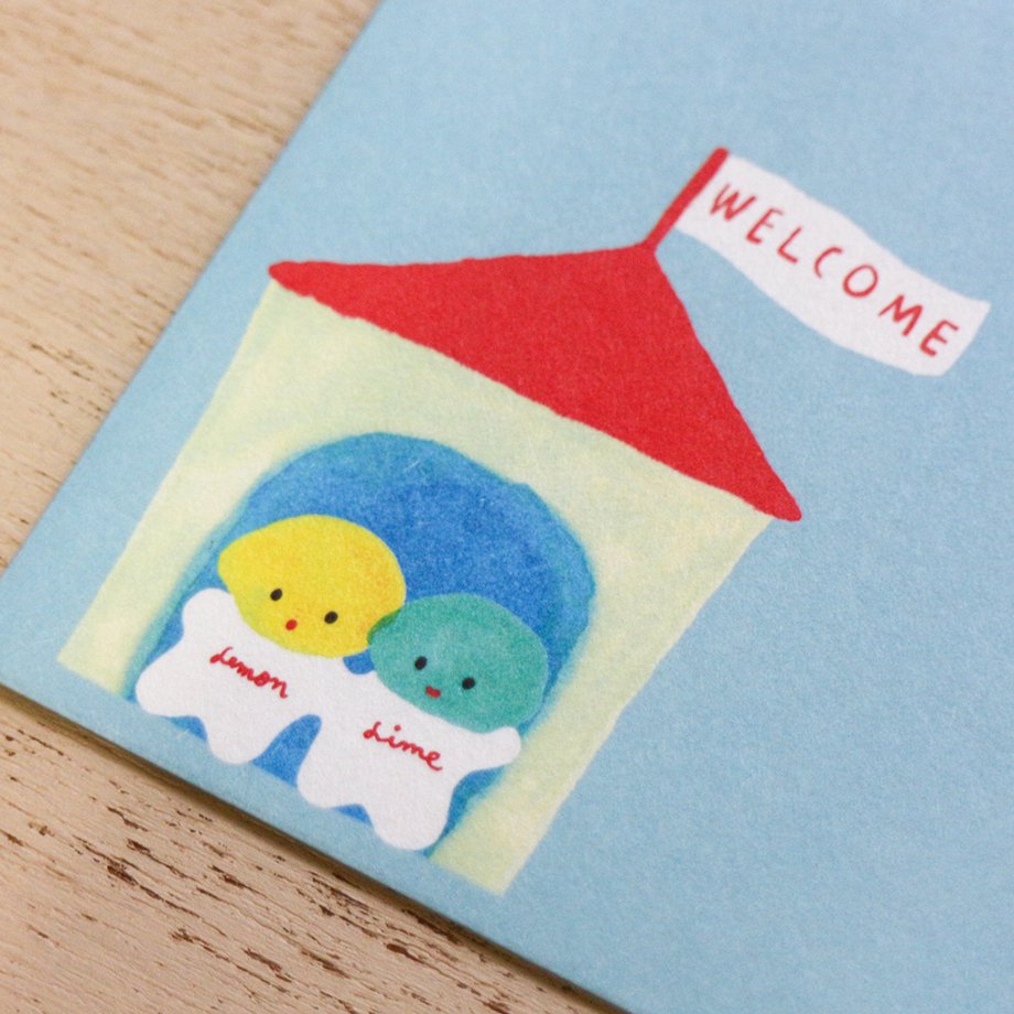 Reiko Tada / Letter Set - Lemon, Line, and Penguins