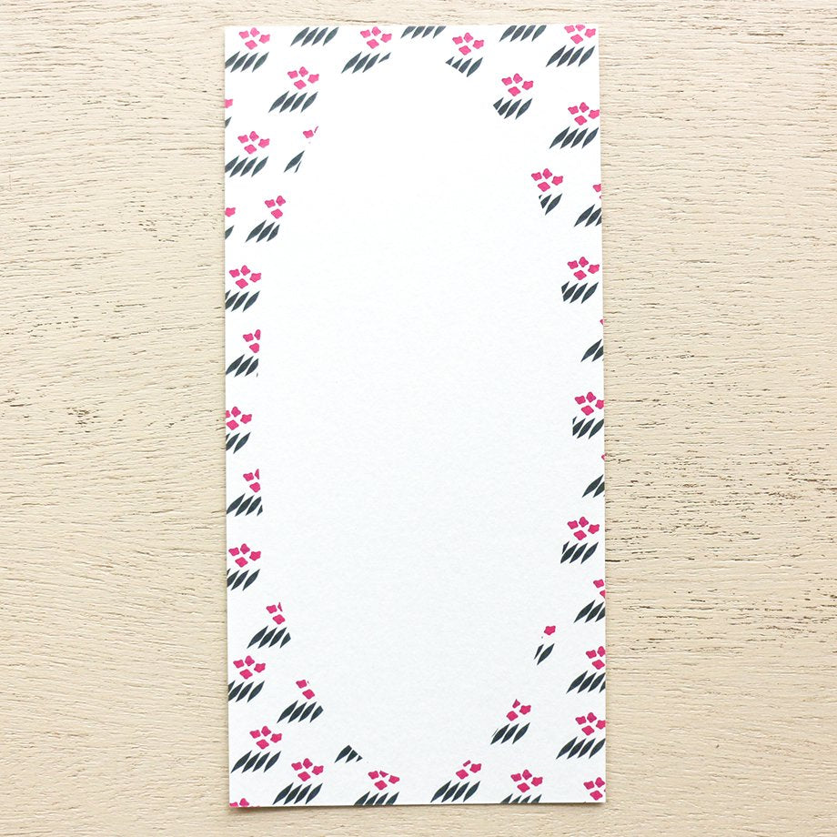 Chihiro Yasuhara Memo Pad - Botanical