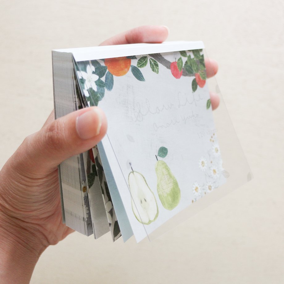 Yuko Omori Square Memo Pad - Slow Life