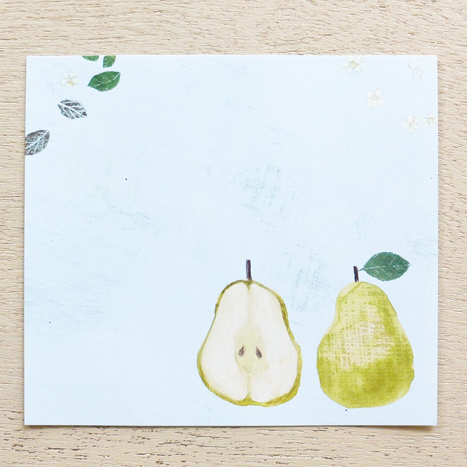 Yuko Omori Square Memo Pad - Slow Life